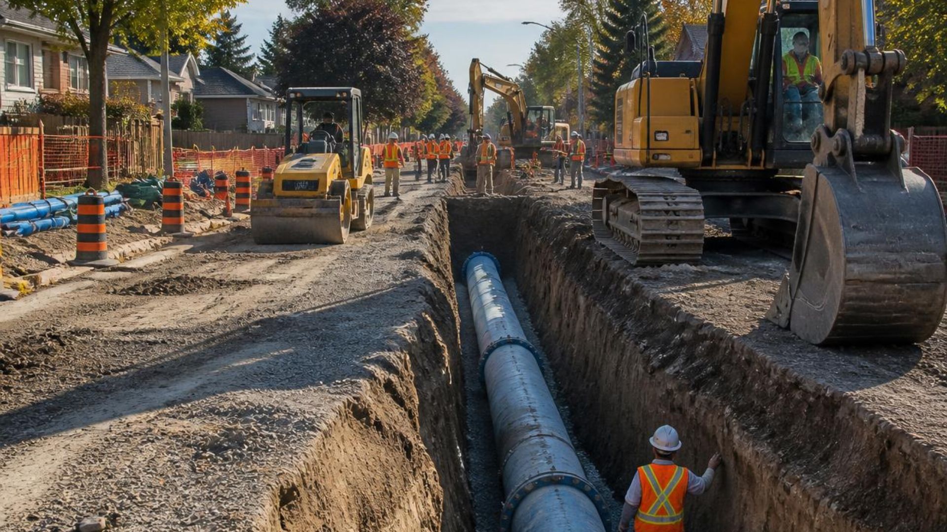 Municipal water infrastructure project